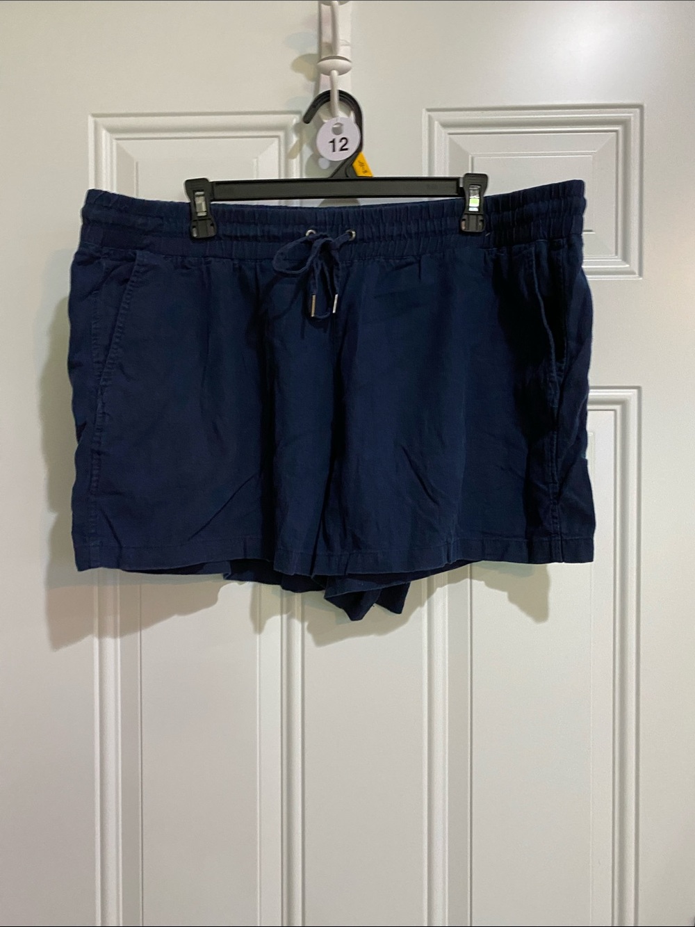 GAP Navy Blue Drawstring Women’s Shorts - Picture 3 of 5